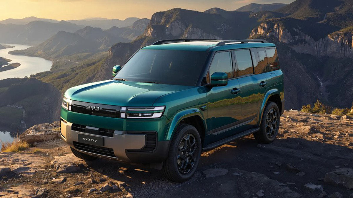 بي واي دي Ti7.. سيارة SUV هجينة بقوة 485 حصانًا ومدى يتجاوز 1000 كم